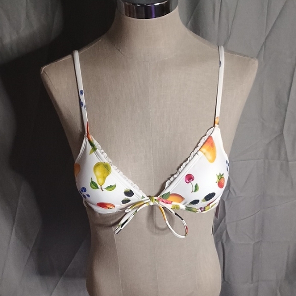 Wild Fable Fruit Print Bikini Top - Picture 1 of 5